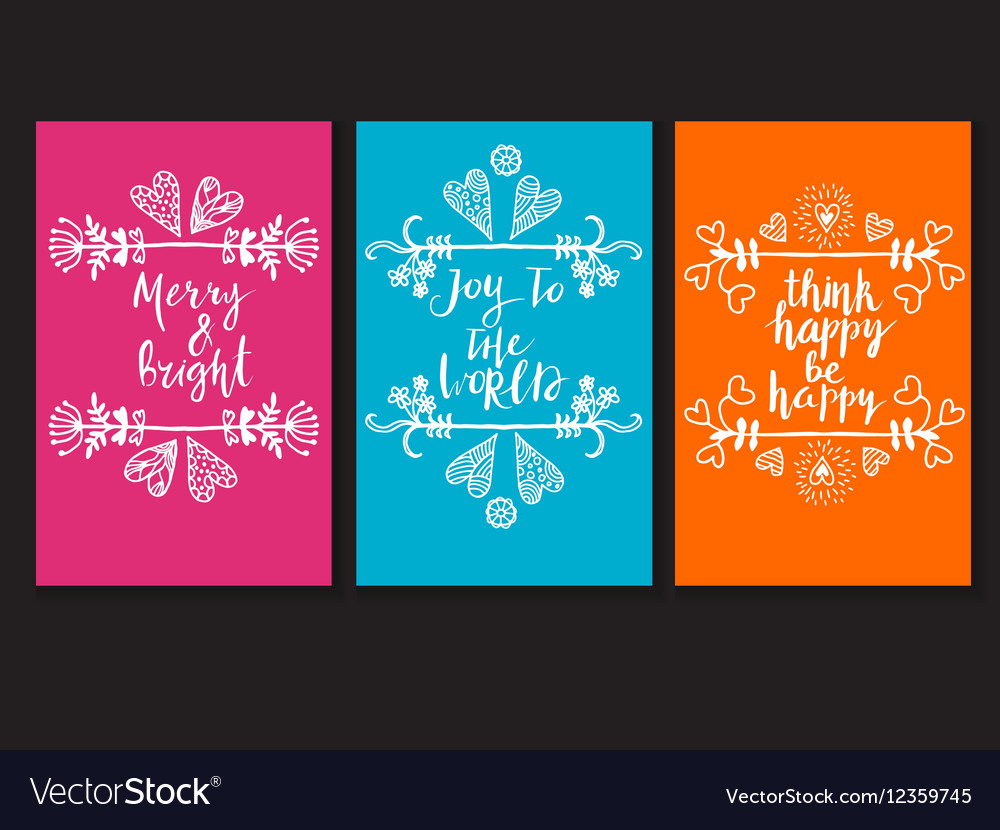 Set of graphical design elements