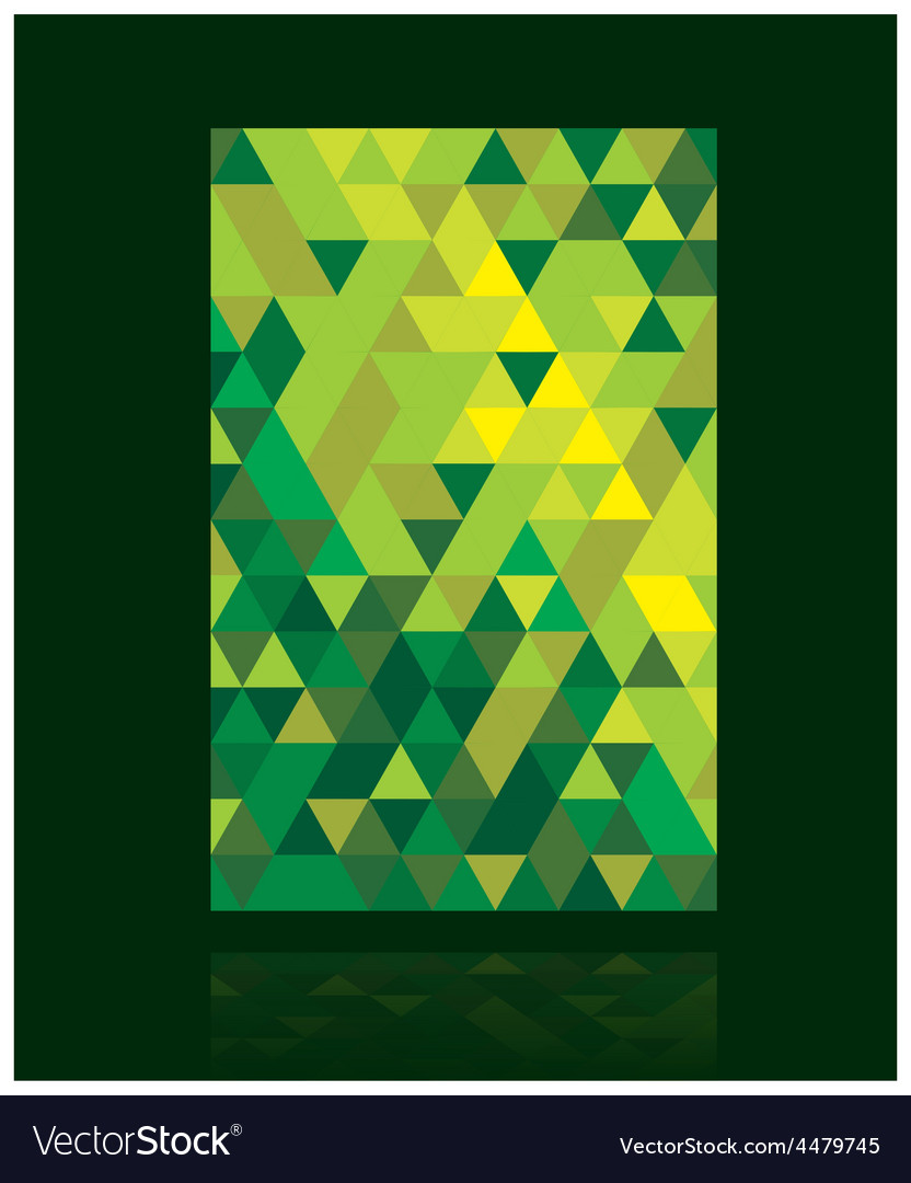 Vibrant Geometric Triangle Pattern