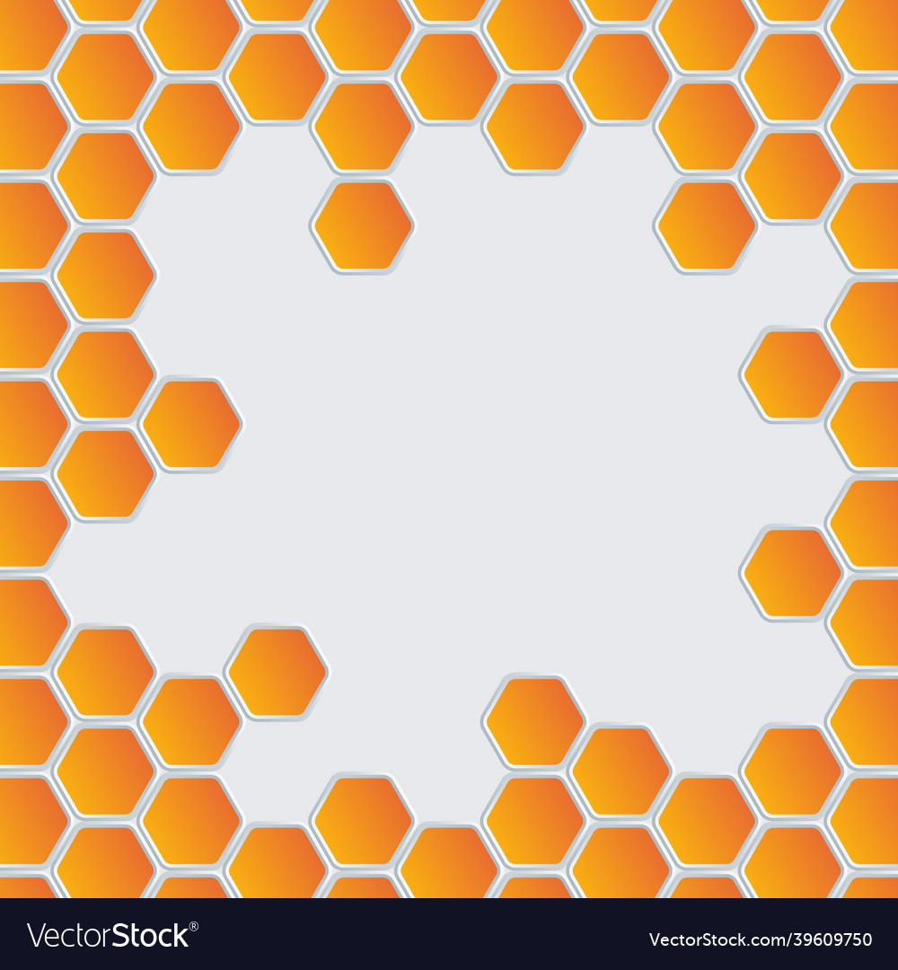 Abstract geometric shape hexagon background vector image Abstract geometric shape hexagon background