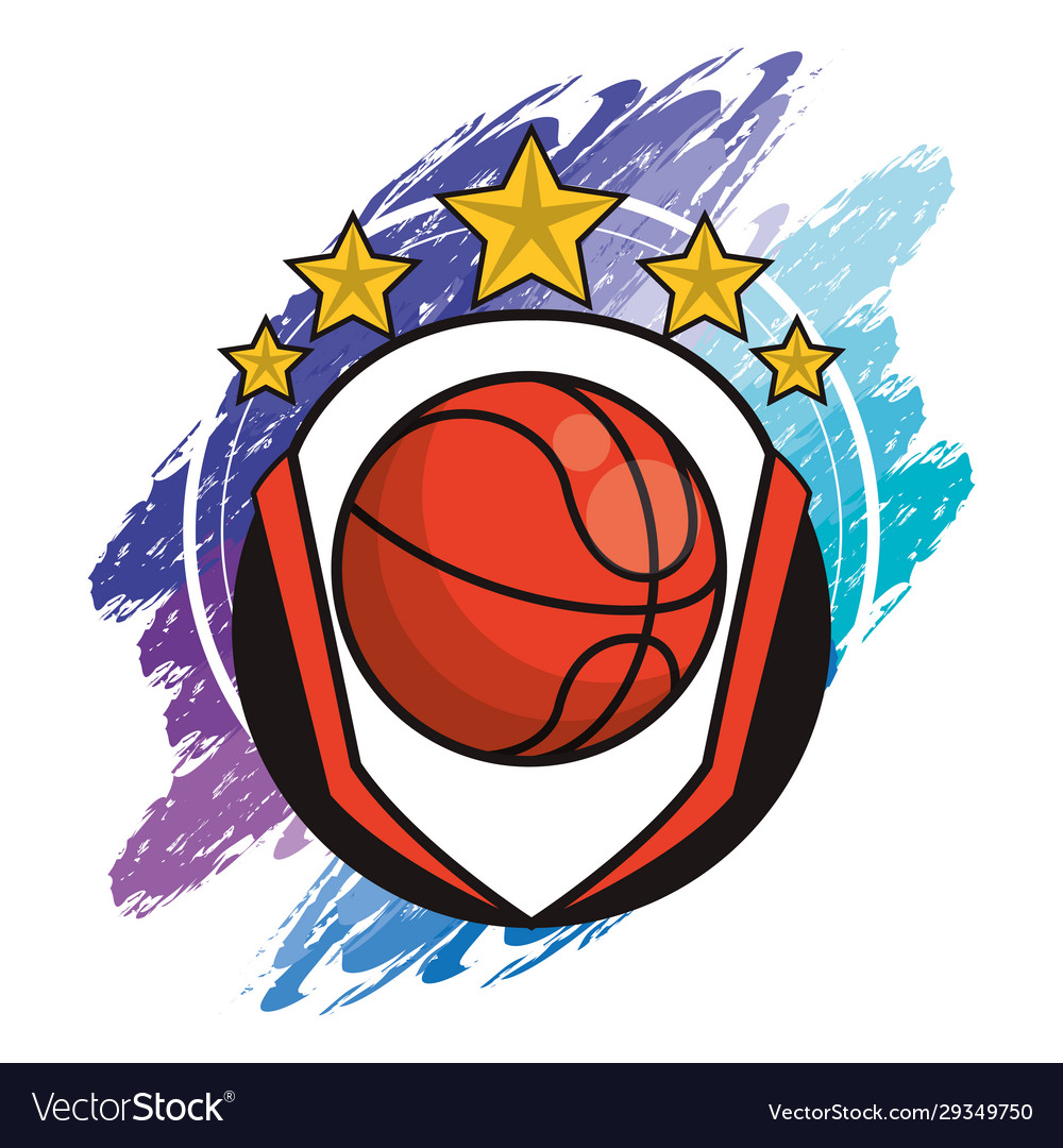 Basketball sport equipment isolated icon