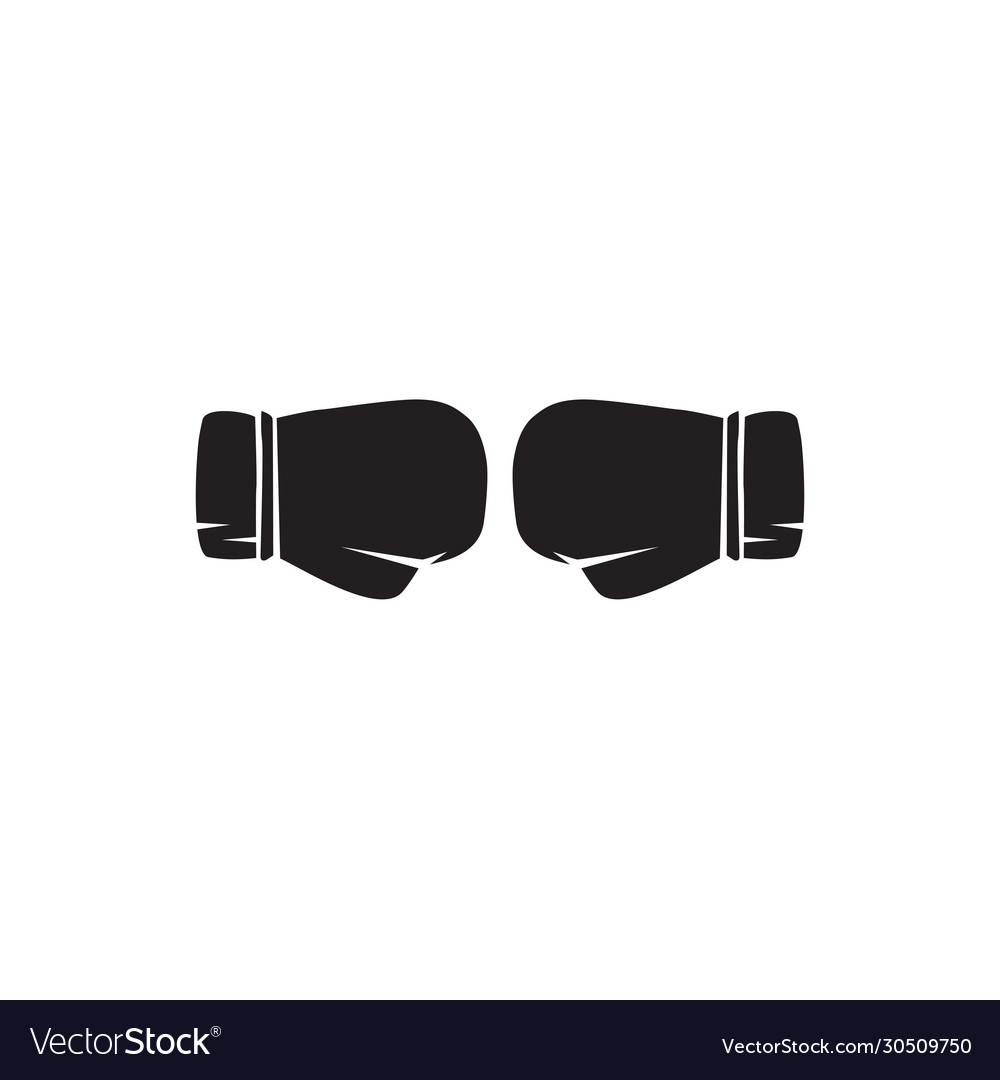 Boxing gloves logo icon design