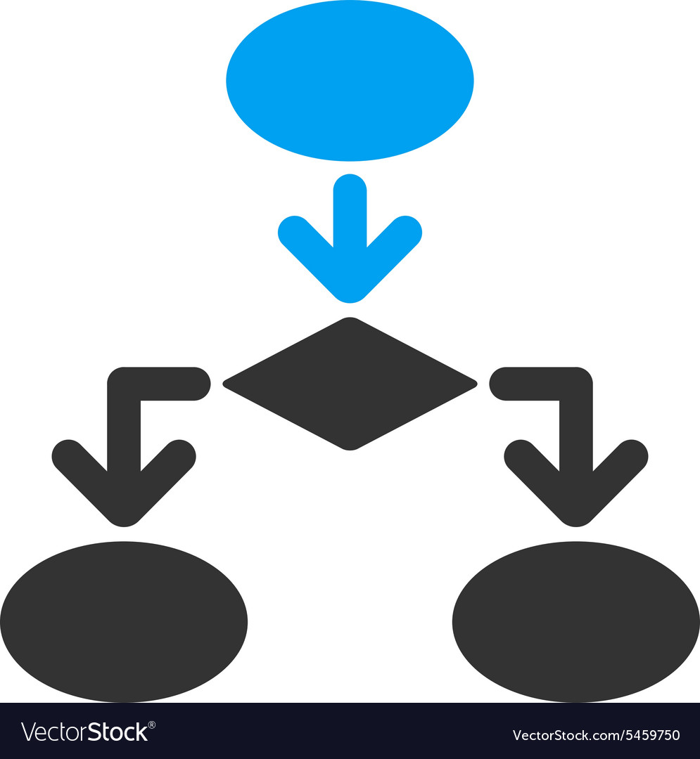 Flowchart icon from commerce set