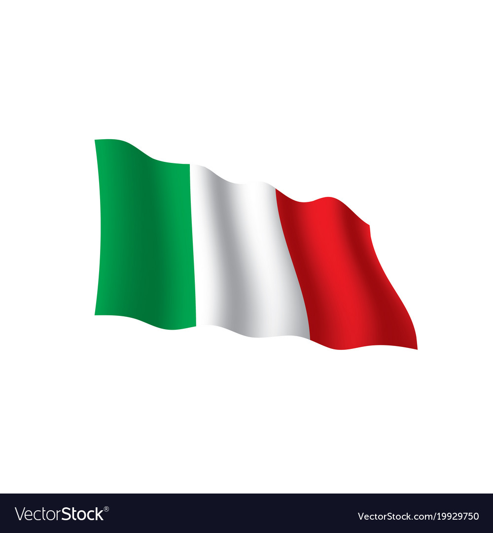 Italy flag Royalty Free Vector Image - VectorStock