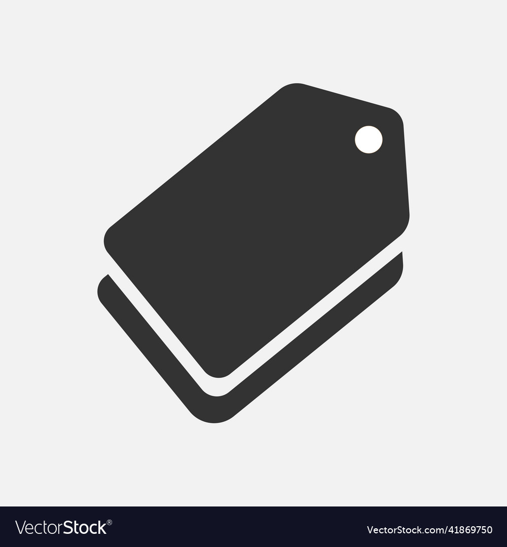 Price tag icon label isolated flat