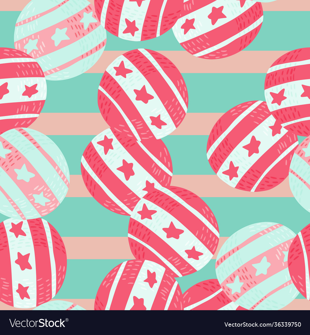Seamless random pattern with pink colored circus Vector Image Seamless random pattern with pink colored circus
