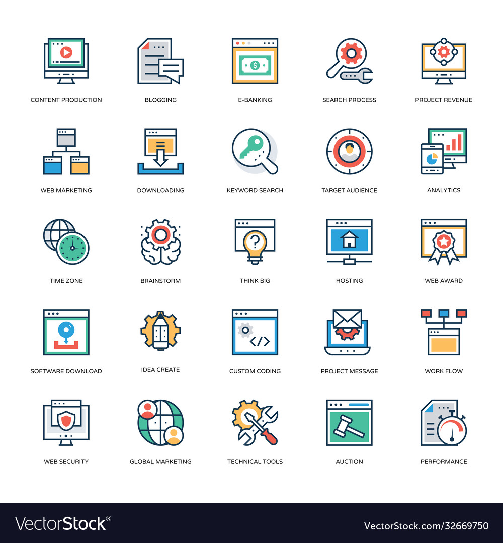Web design and development icons 13