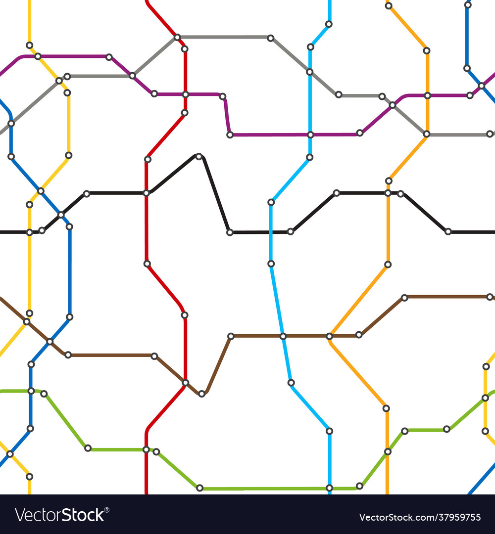 Abstract color metro scheme seamless background