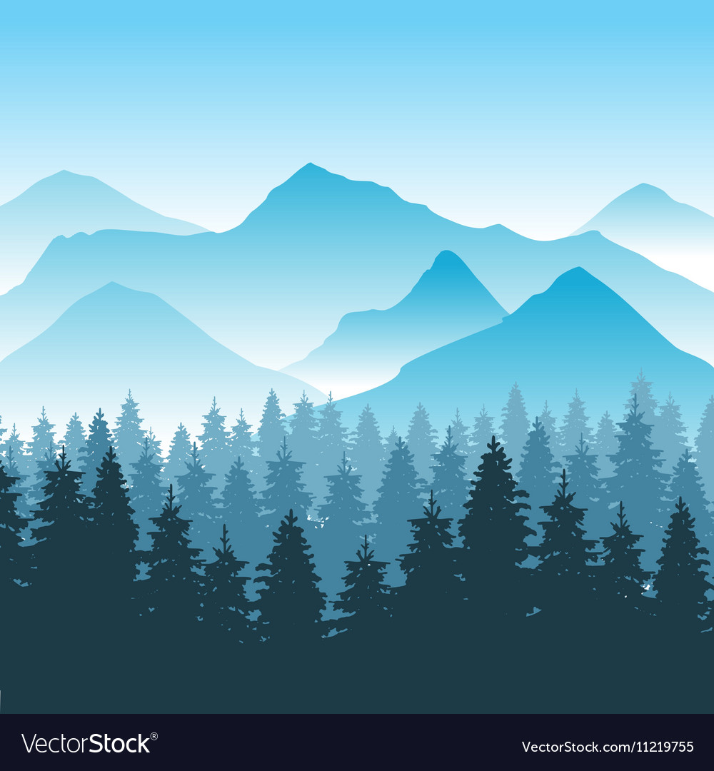 Download Abstract hiking adventure background with Vector Image