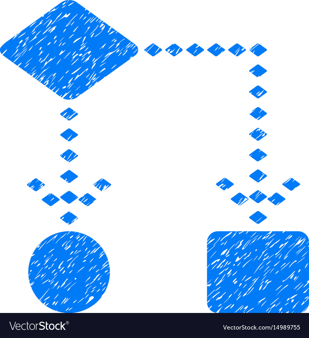 Algorithm Schema Grunge Icon