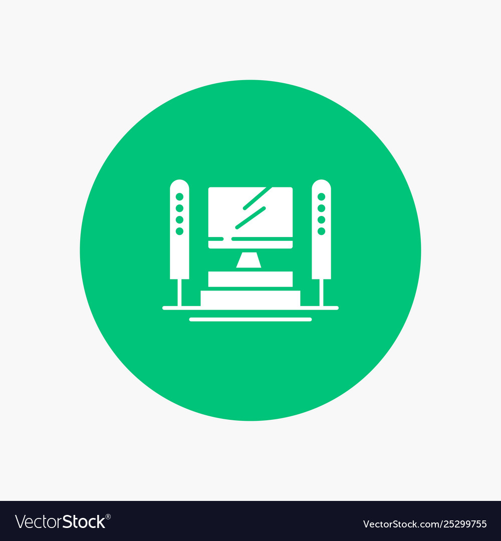 Computer computing server cpu white glyph icon vector image Computer computing server cpu white glyph icon