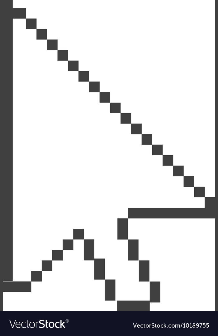 Cursor arrow click technology electronic icon