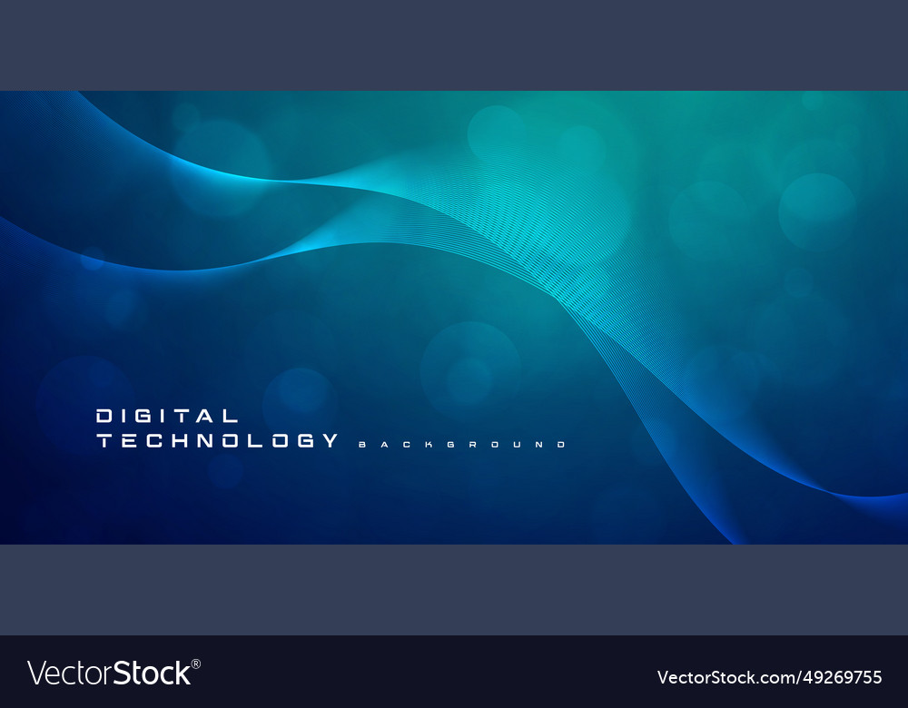 Digital technology internet network speed connect vector image Digital technology internet network speed connect