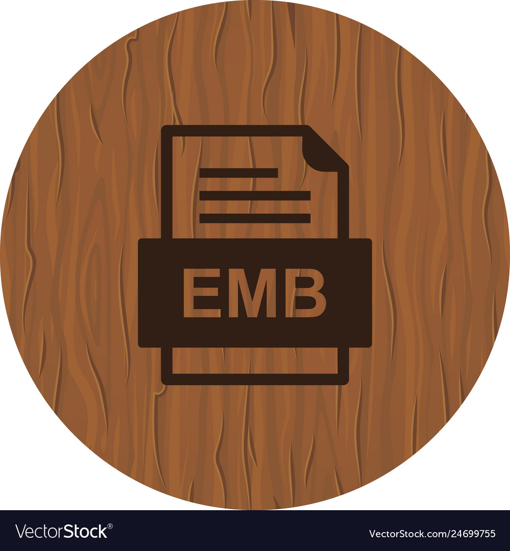 Emb file document icon