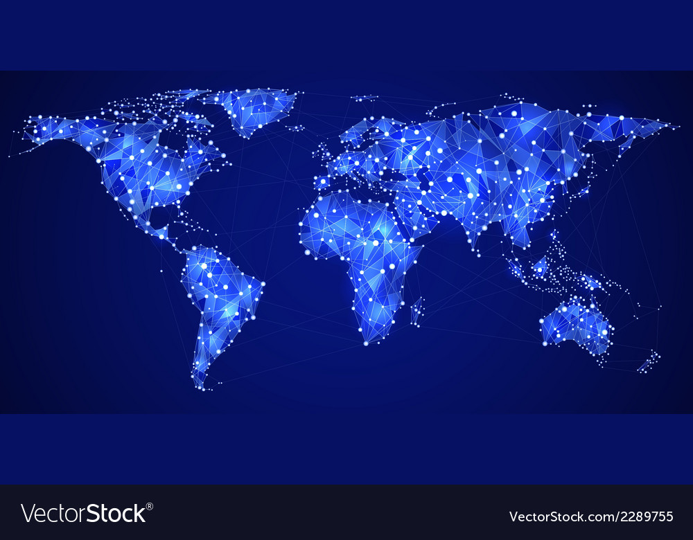 Global Network Royalty Free Vector Image - Vectorstock