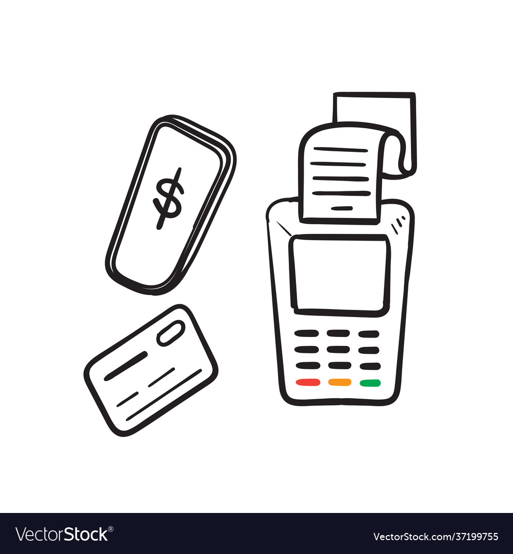 Hand drawn contactless payment near field