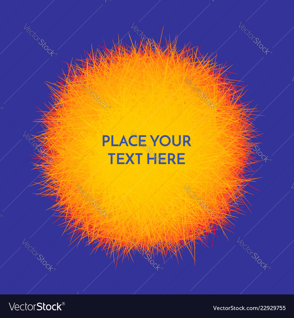 Sphere consisting of chaotic lines fluffy element vector image Sphere consisting of chaotic lines fluffy element