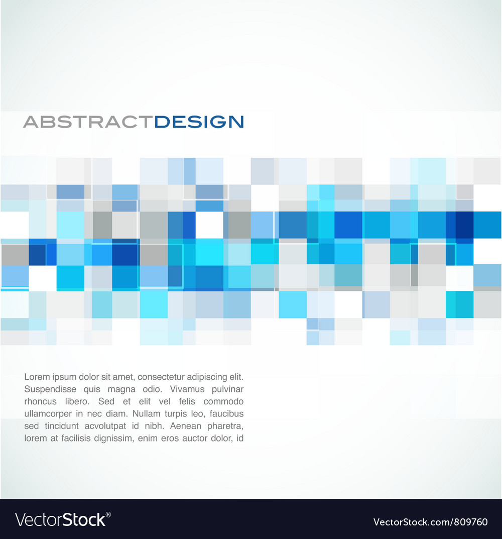 Blue abstract banner Royalty Free Vector Image