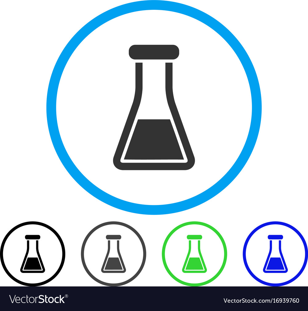 Flask rounded icon