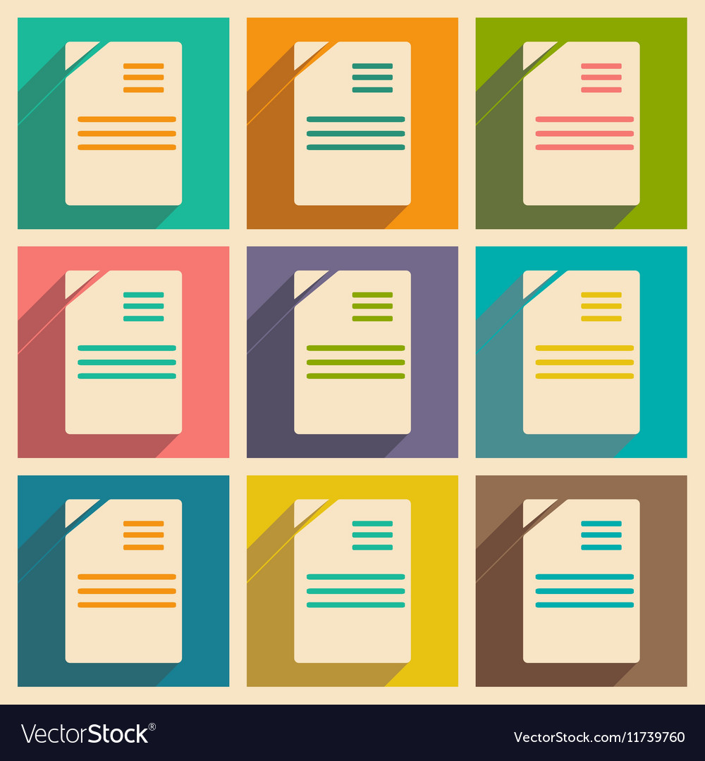 Flat with shadow concept and mobile application