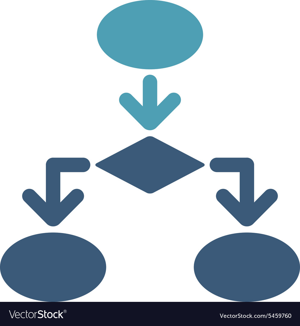 Flowchart icon from commerce set