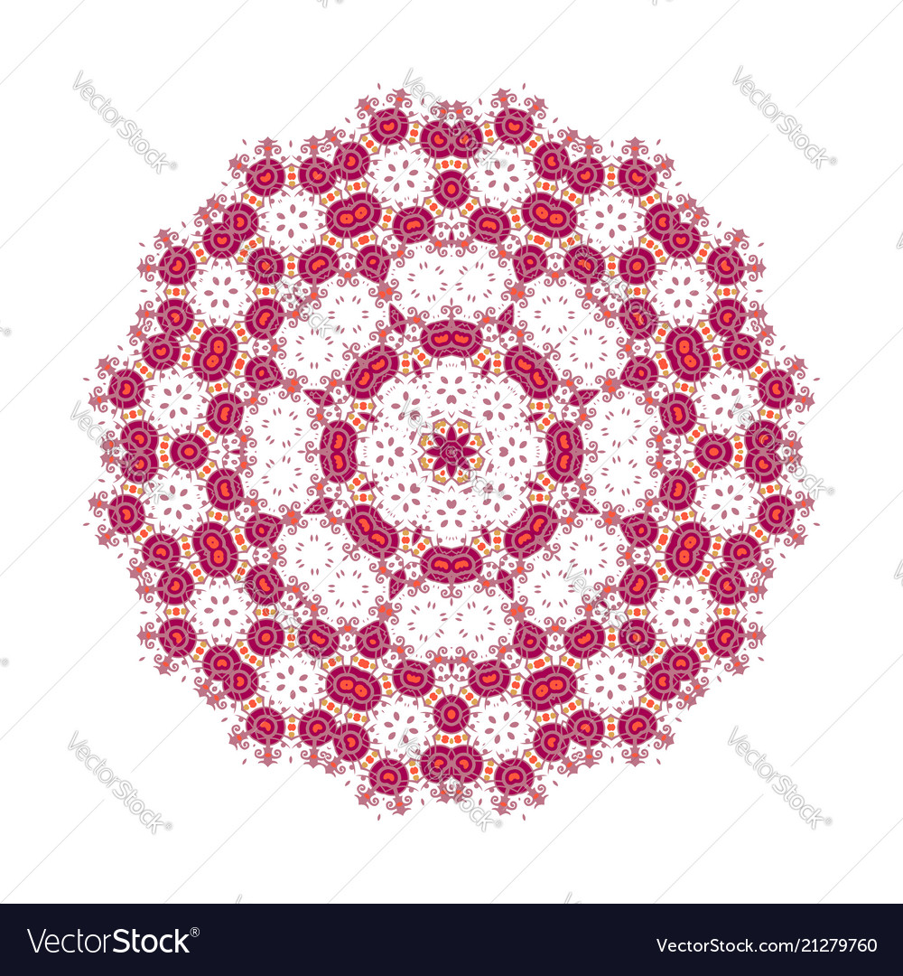 Mandala ornament background round vintage