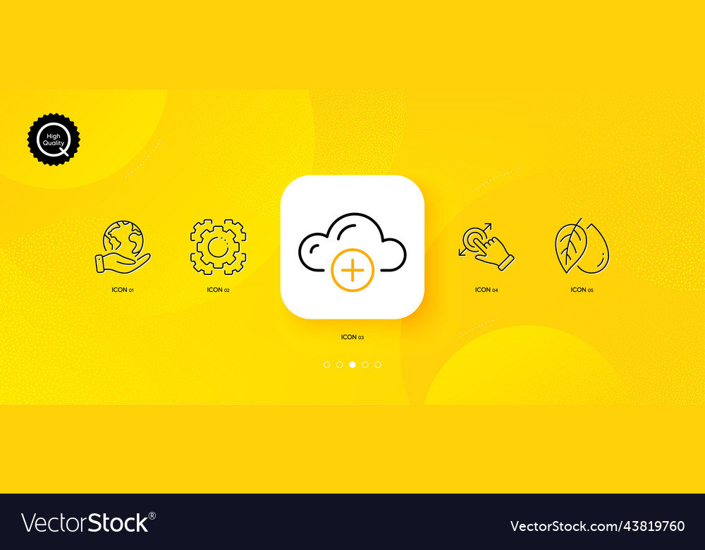 Touchscreen gesture cloud computing and save vector image Touchscreen gesture cloud computing and save