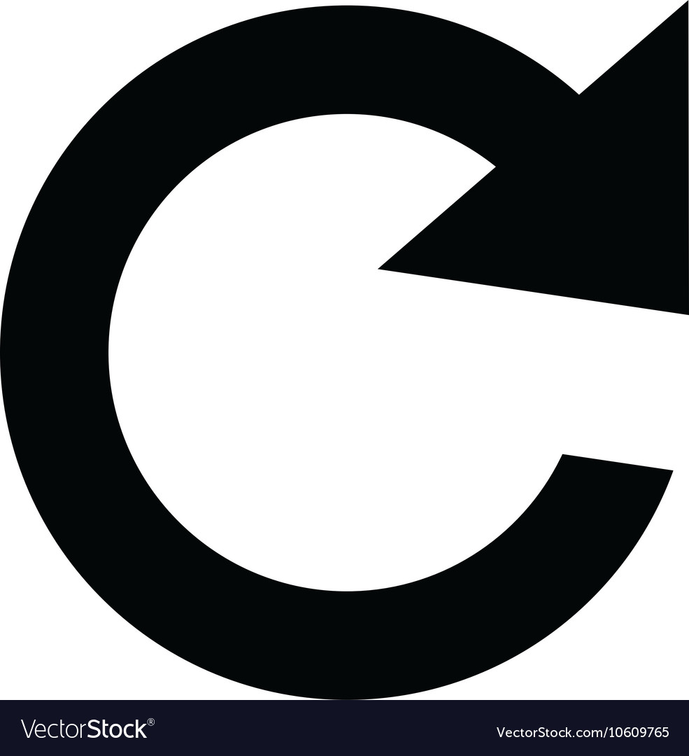 Circular Arrow with Arrow