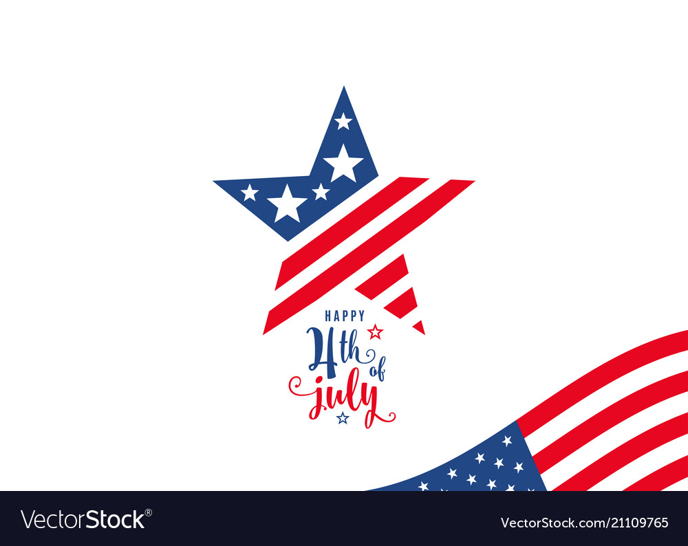 Fourth of july 4th of july celebration holiday vector image Fourth of july 4th of july celebration holiday