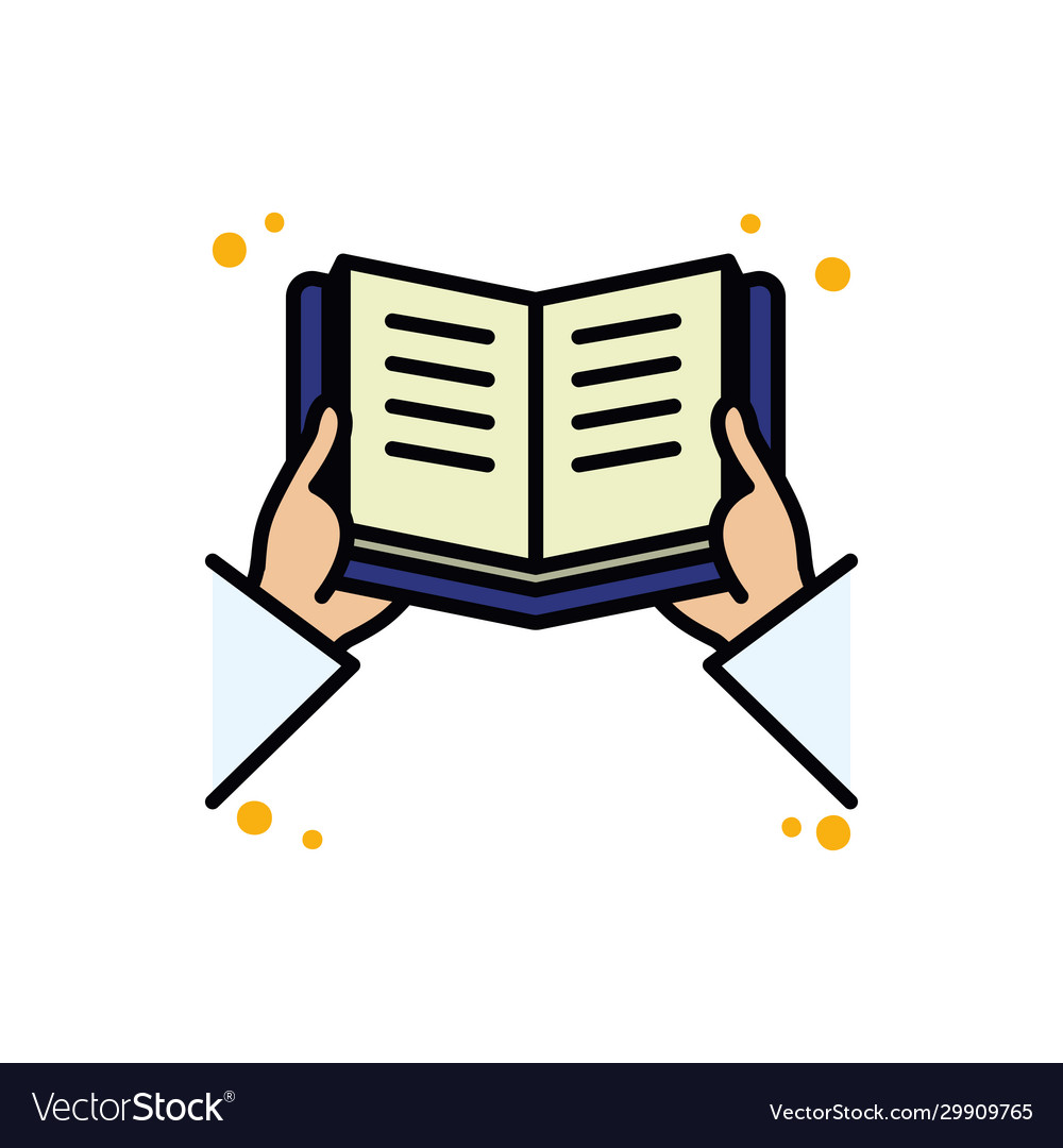Isolated open book line and fill style icon
