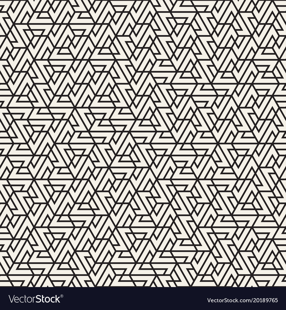 Modern Geometric Hexagonal Pattern