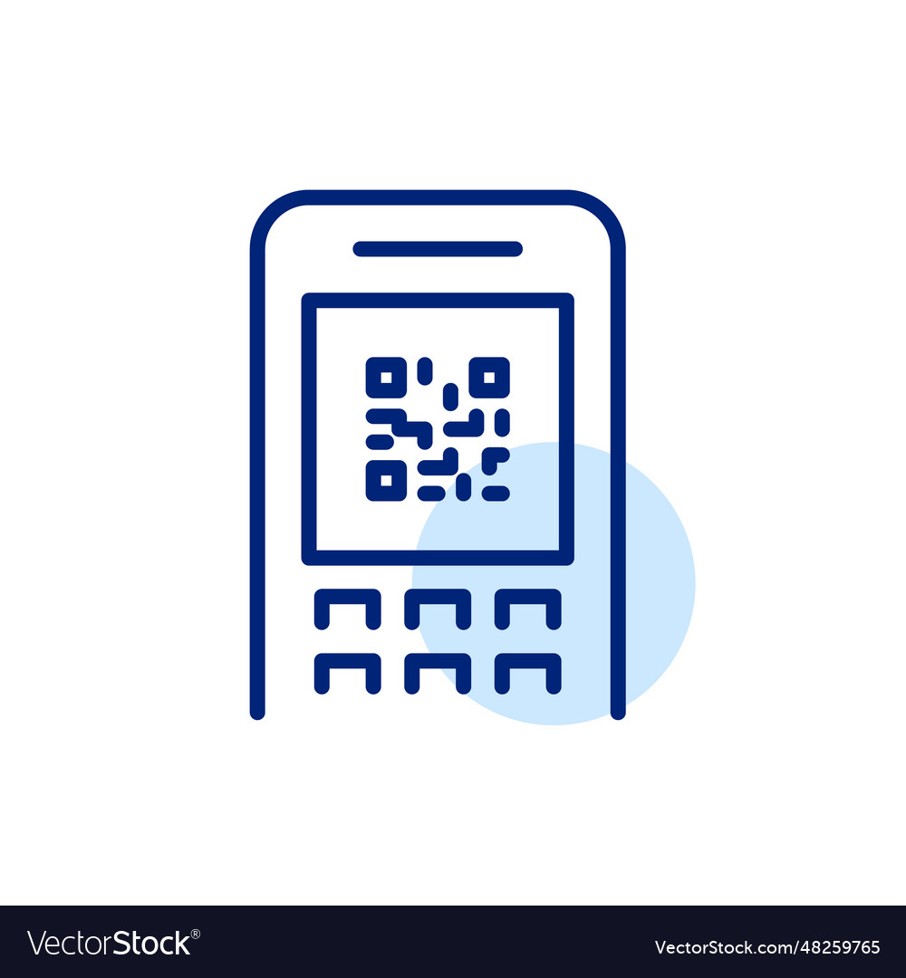 Qr code on a payment terminal contactless