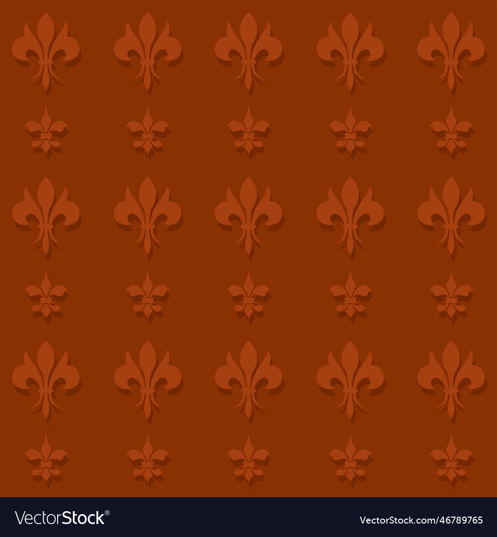 Seamless pattern background with lys flower