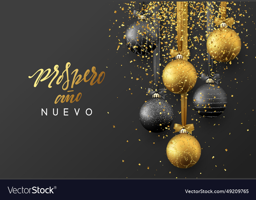 Spanish prospero ano nuevo feliz navidad