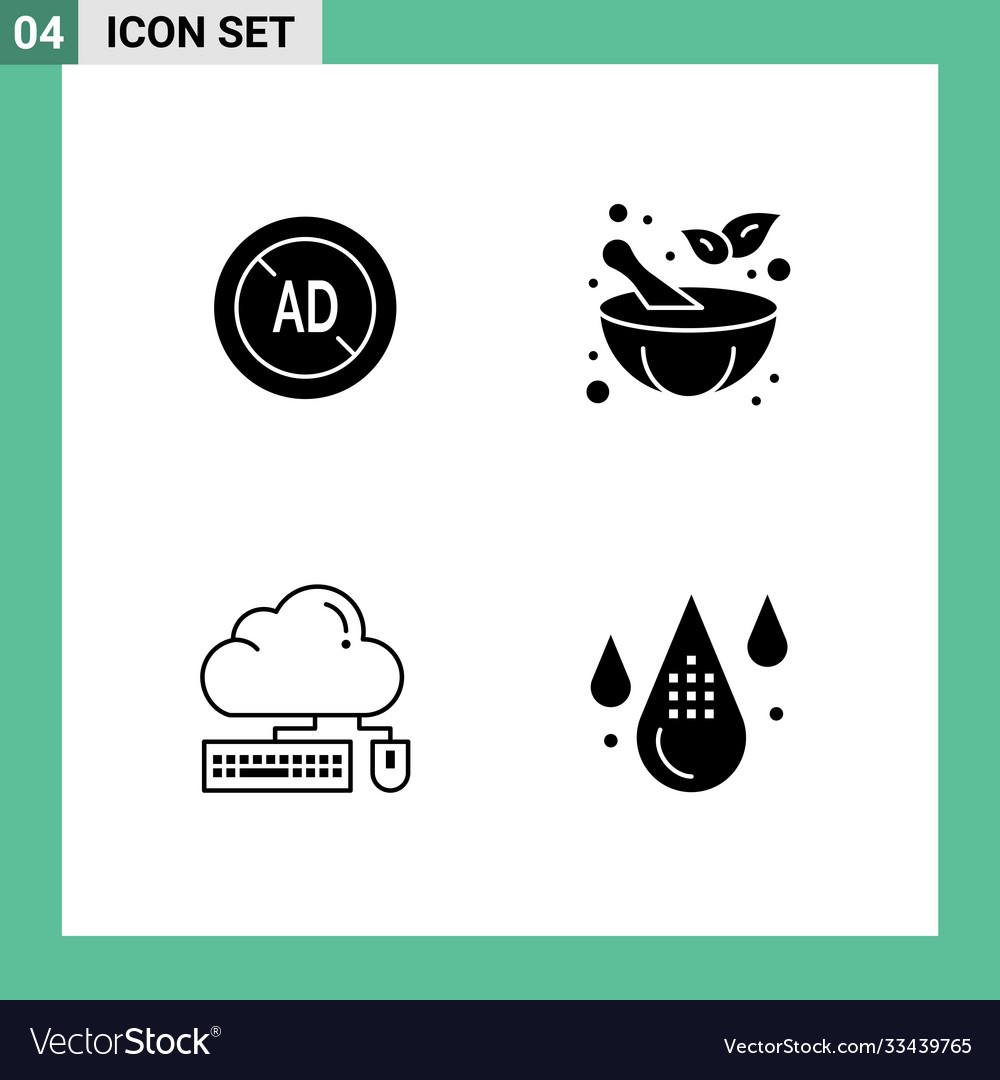 Universal solid glyphs set for web and mobile