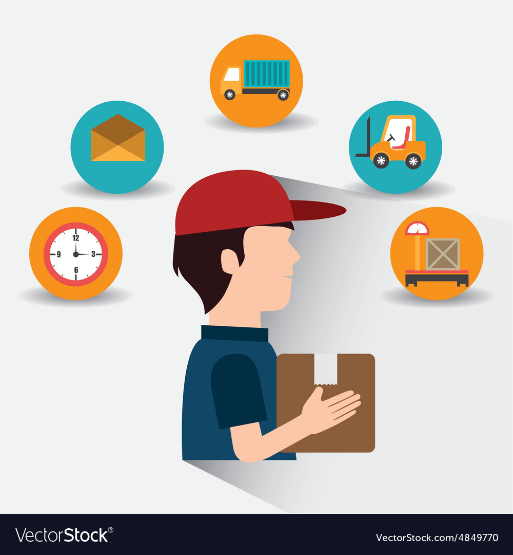 Delivery design Royalty Free Vector Image - VectorStock