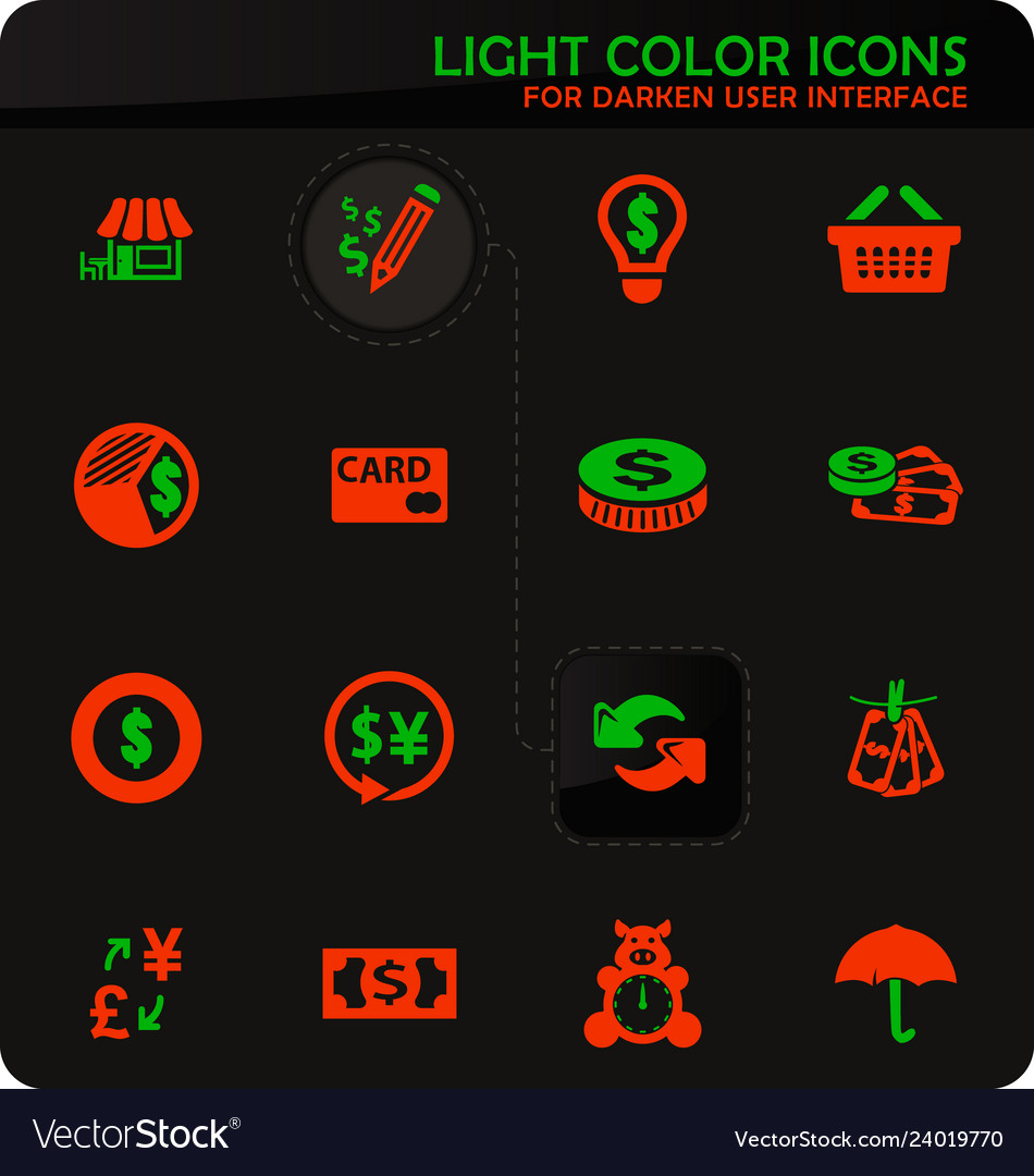 E-commers icons set Vector Image E-commers icons set