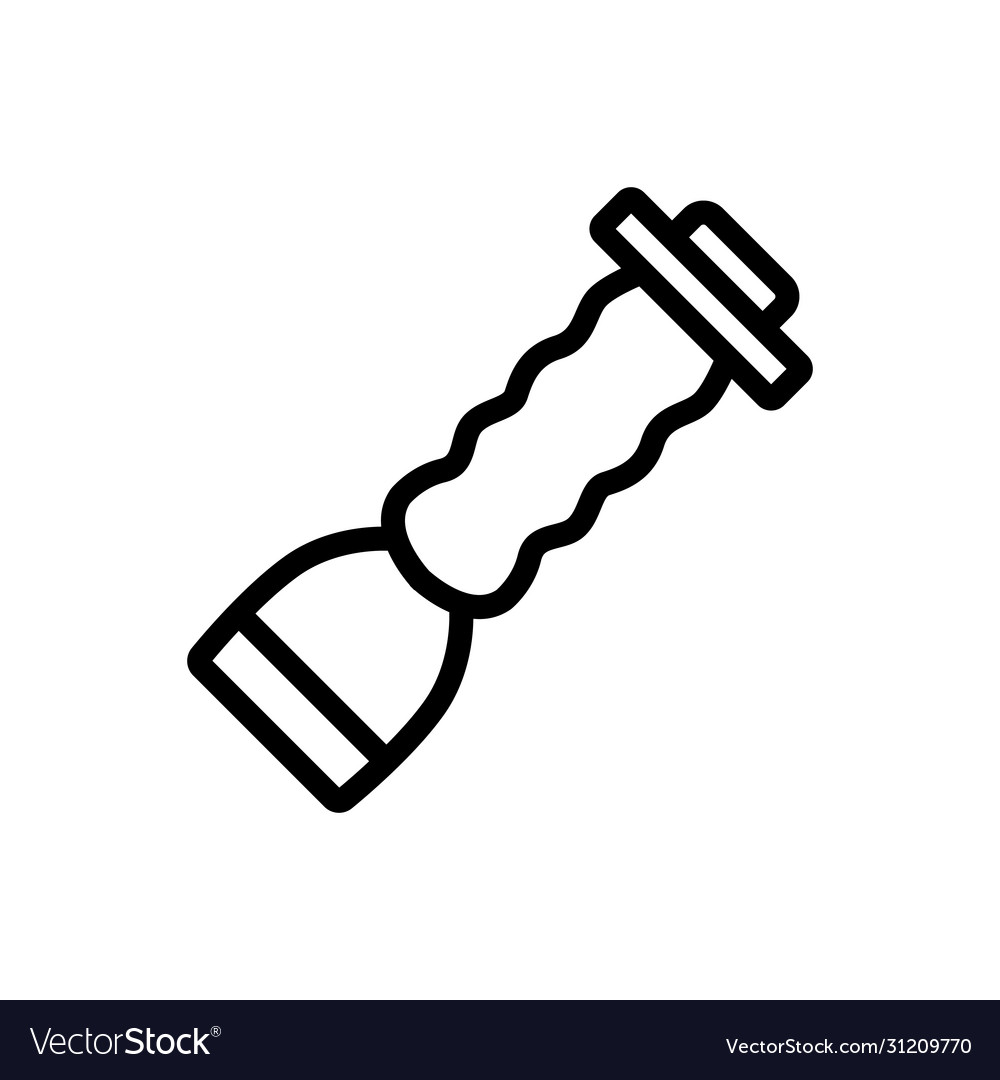 Scraping with comfortable handle icon