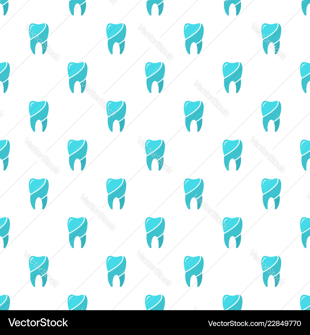 Wise tooth pattern seamless Royalty Free Vector Image