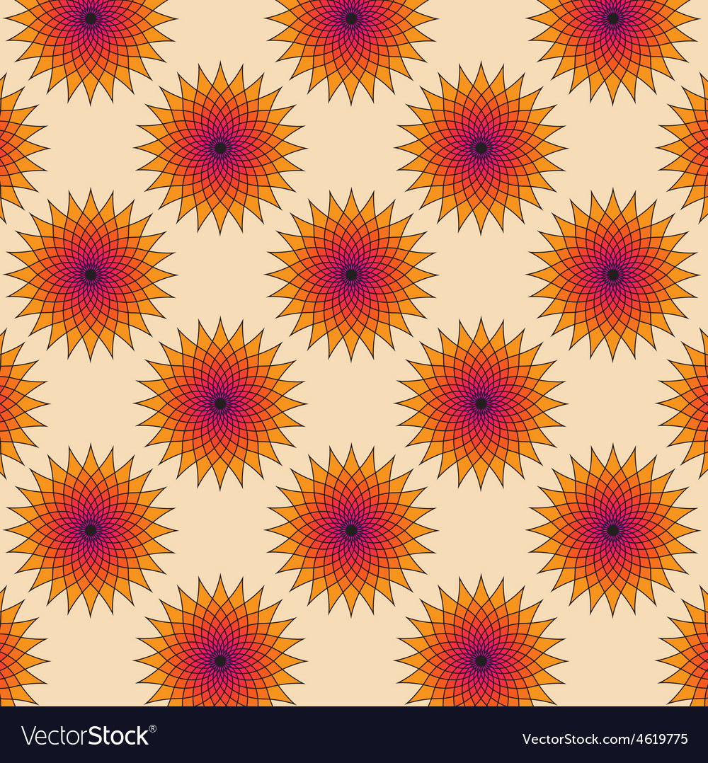 African floral pattern