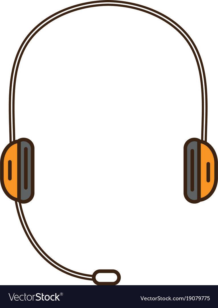 Headset device isolated icon