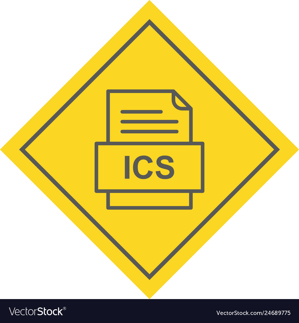 Ics file document icon