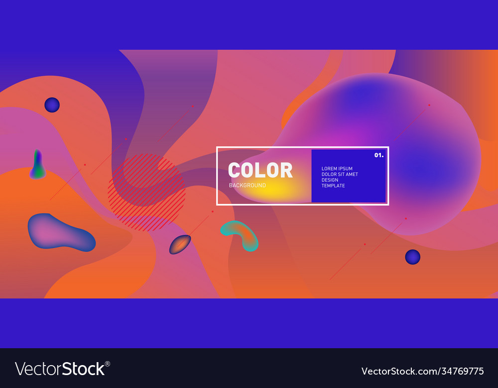 Liquid color background design fluid gradient