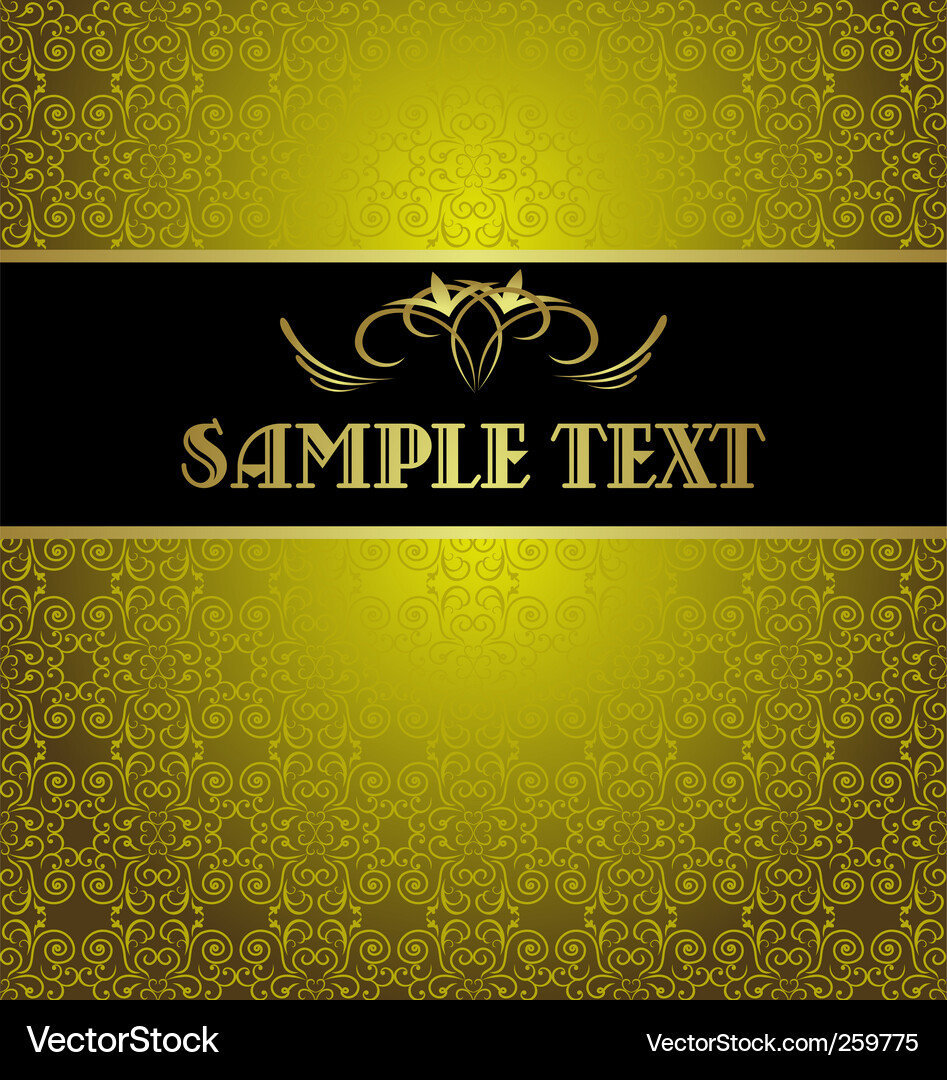 Luxury background Royalty Free Vector Image - VectorStock