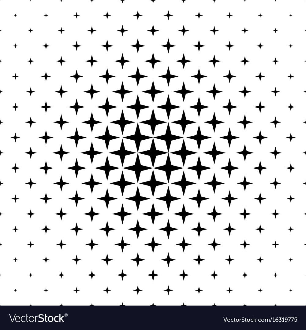 Monochromatic star pattern - abstract background