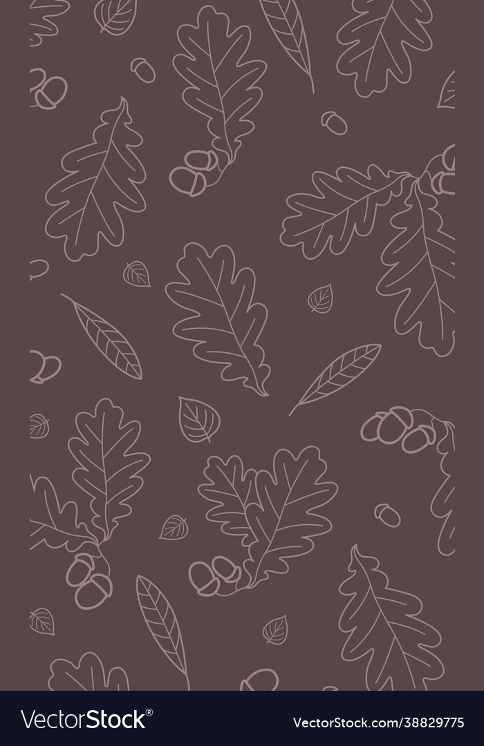 Red background with many autumn foliage
