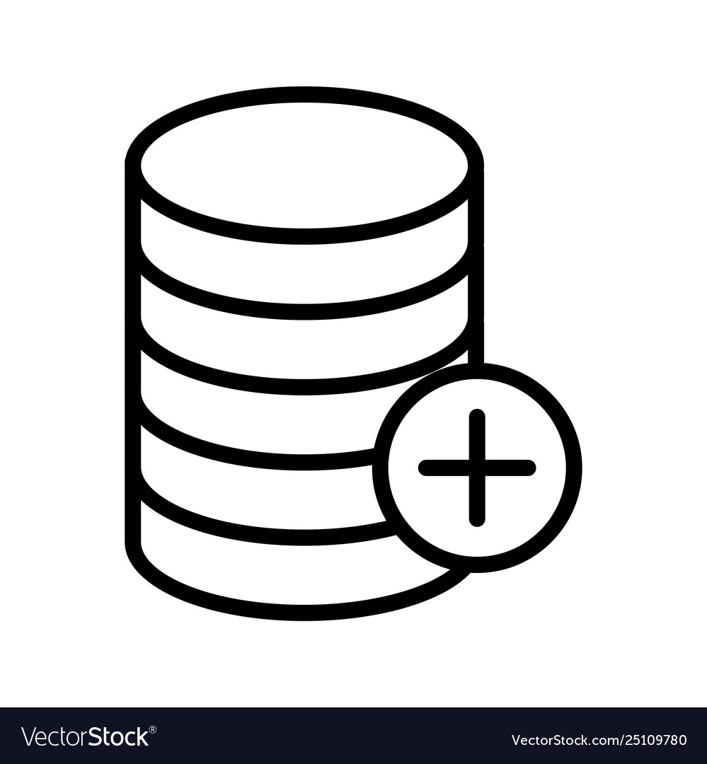 Add database vector image Add database