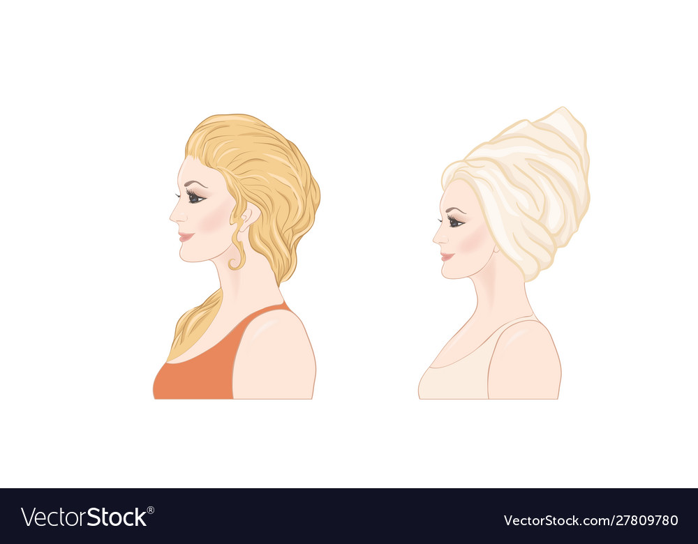 Schöne Frau 30-39 oder 40-49 vector image Schöne Frau 30-39 oder 40-49