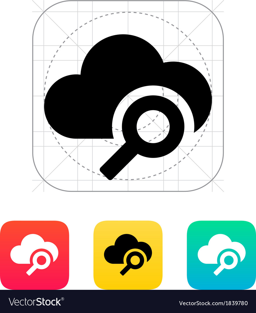Cloud Computing Search Icon