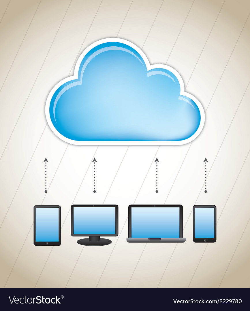 Cloud storage with different communication devices