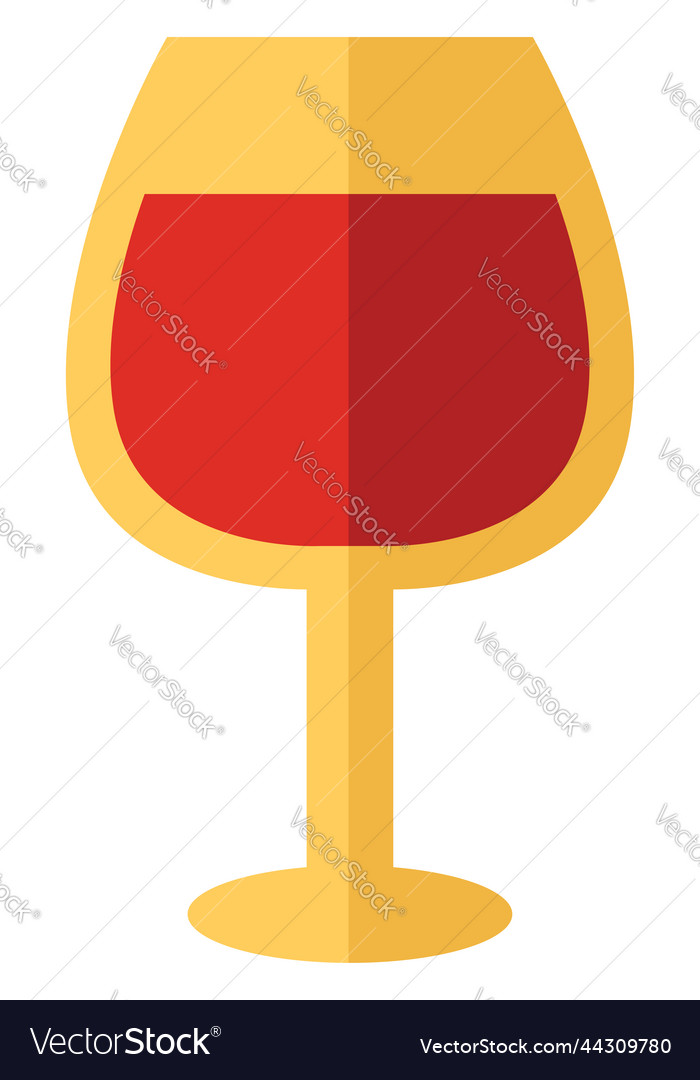 Easter wine in glass on a white background